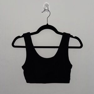 ALO Yoga Black Ribbed Tank